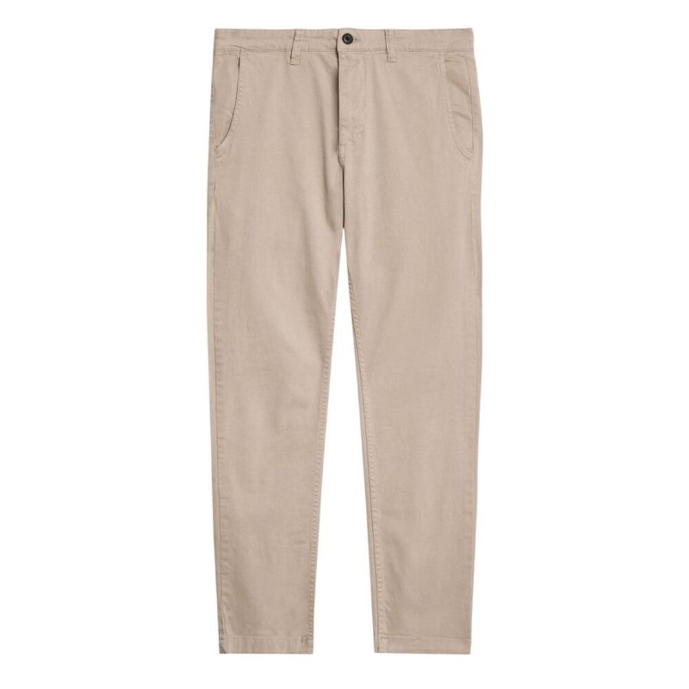 Lyle & Scott Mens Straight Leg Chinos / Light Beige